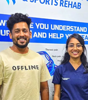 Dr. Bhuvana with Vinay Kuyya